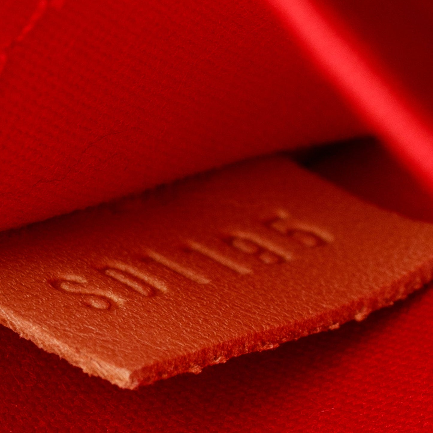 Louis Vuitton Red Monogram Vernis Leather Alma BB