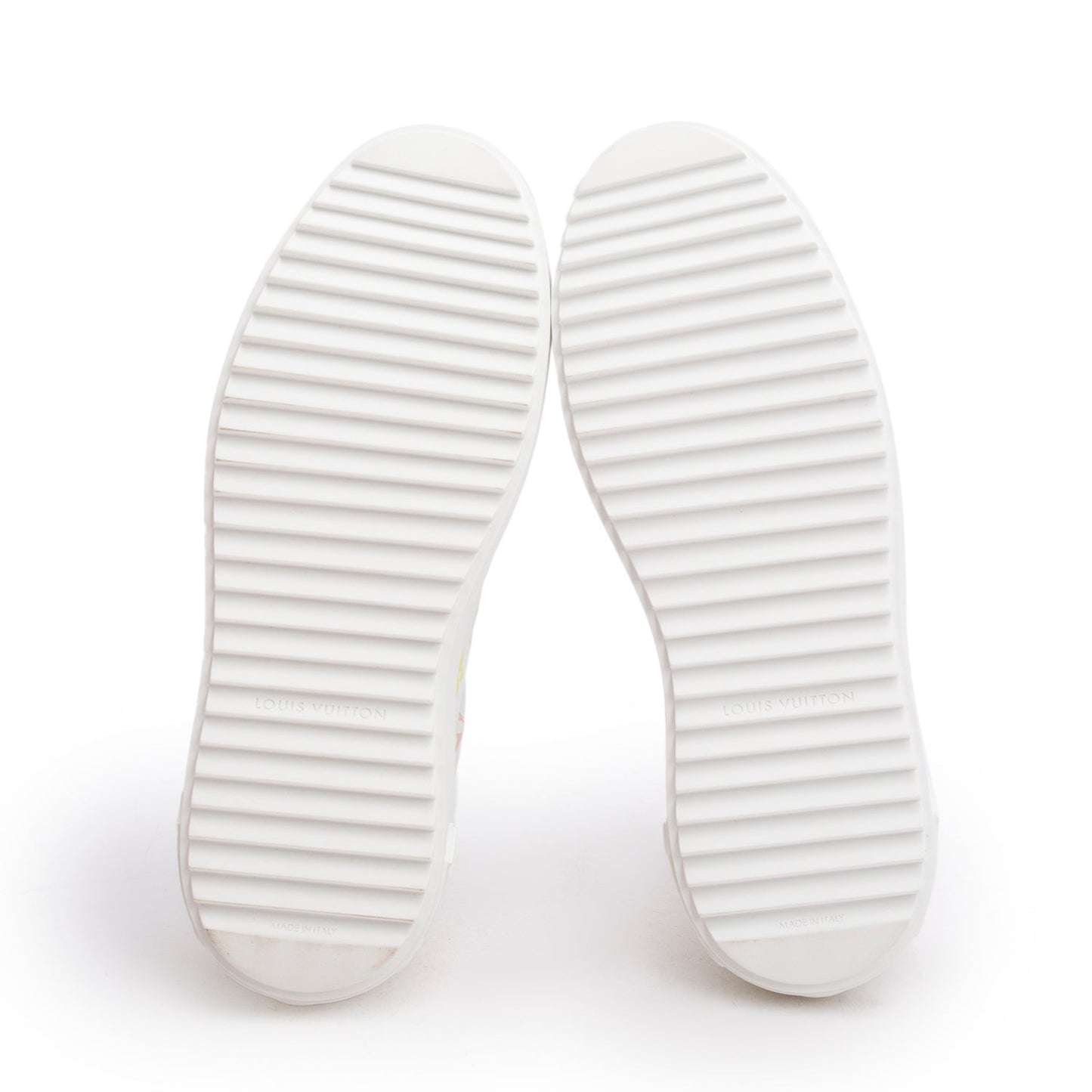 Louis Vuitton 2020 White/Pink Monogram By The Pool Time Out Sneakers, Size 38