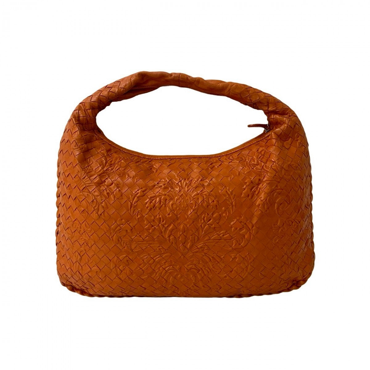 BOTTEGAVENETA Handbag leather Orange Hobo