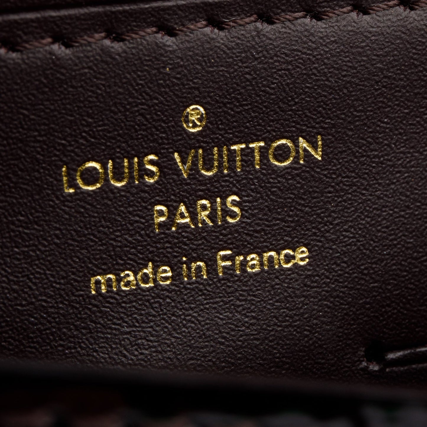 Louis Vuitton Burgundy Monogram Vernis Mira Chain Wallet