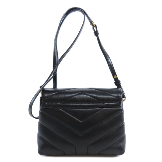 SAINT LAURENT Shoulder Bag 467072 leather black lulu toy bag Women