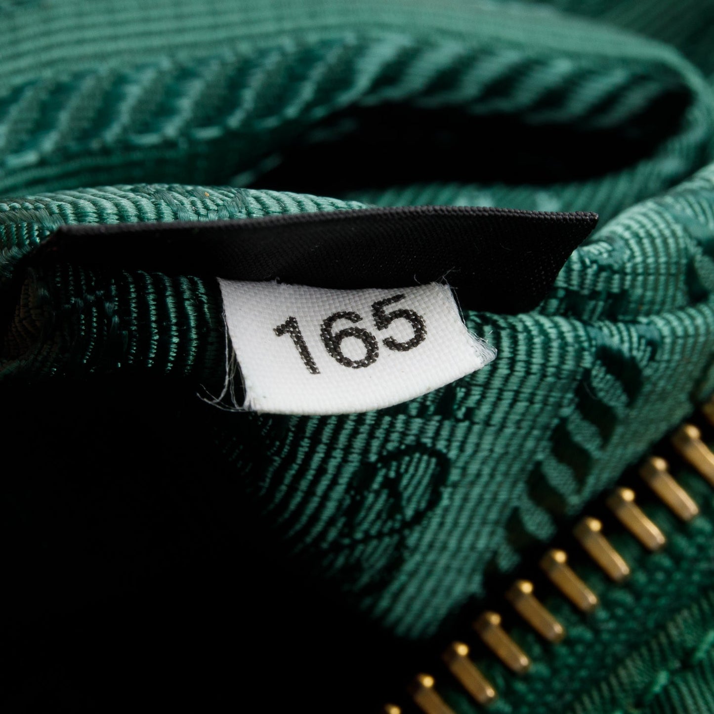Prada Green Saffiano-Trimmed Tessuto Nylon Tote