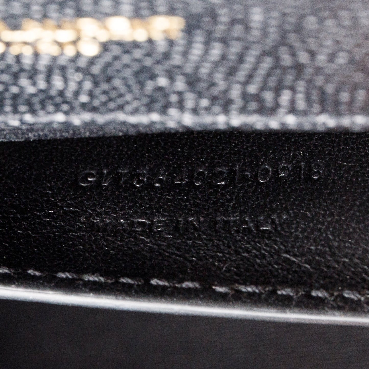 Saint Laurent Black Grain De Poudre Medium Kate Bag