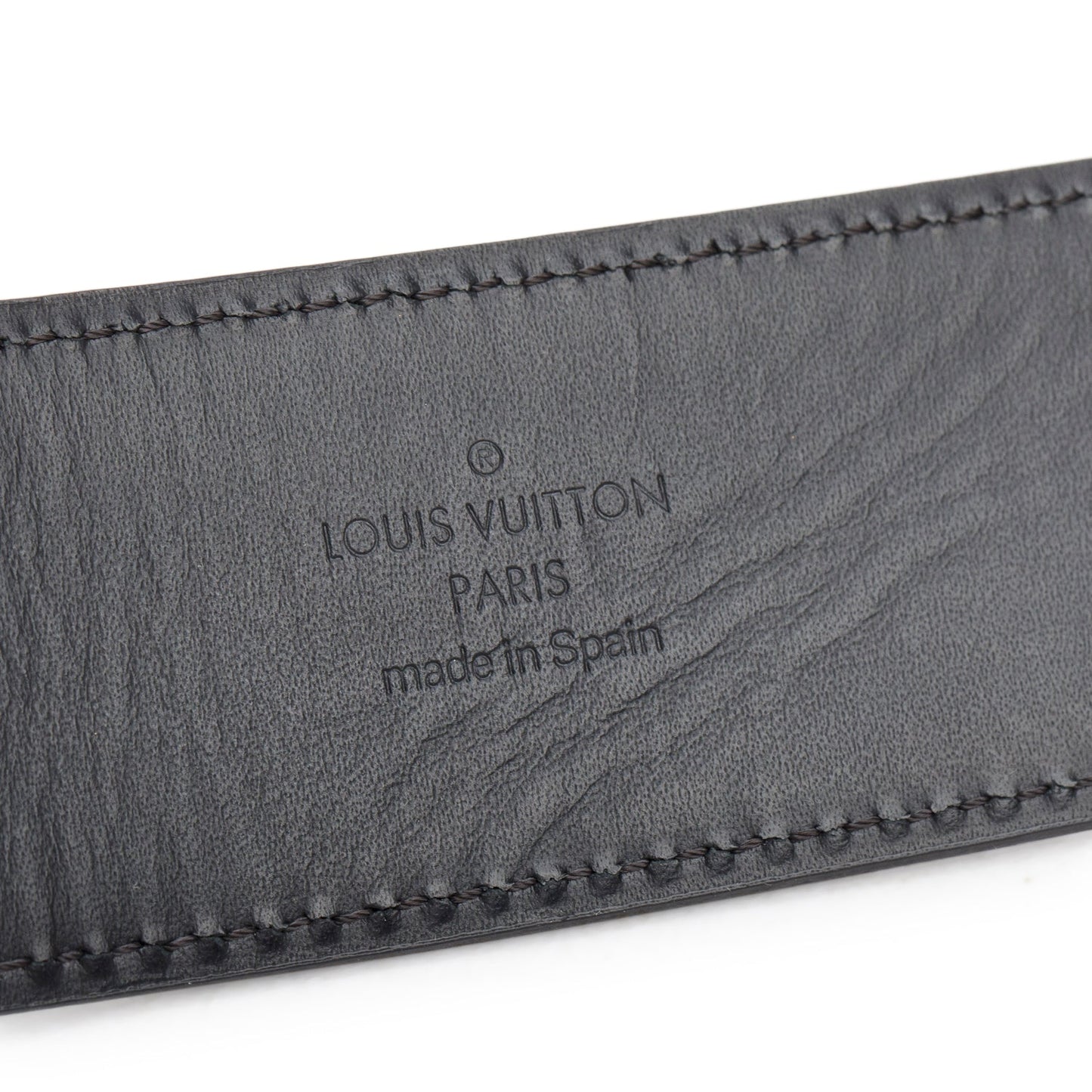 Louis Vuitton Damier Graphite Canvas LV Initials 40 MM Belt 105 42