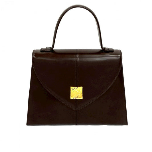 YVES SAINT LAURENT Handbag leather Brown