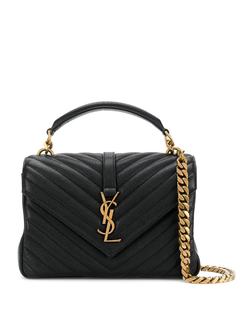 Luxury Saint Laurent Trending 2025 Women's College Medium Bag in Nero | 600279BRM07