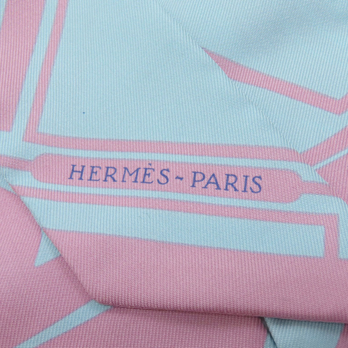 HERMES scarf silk pink Twilly Women