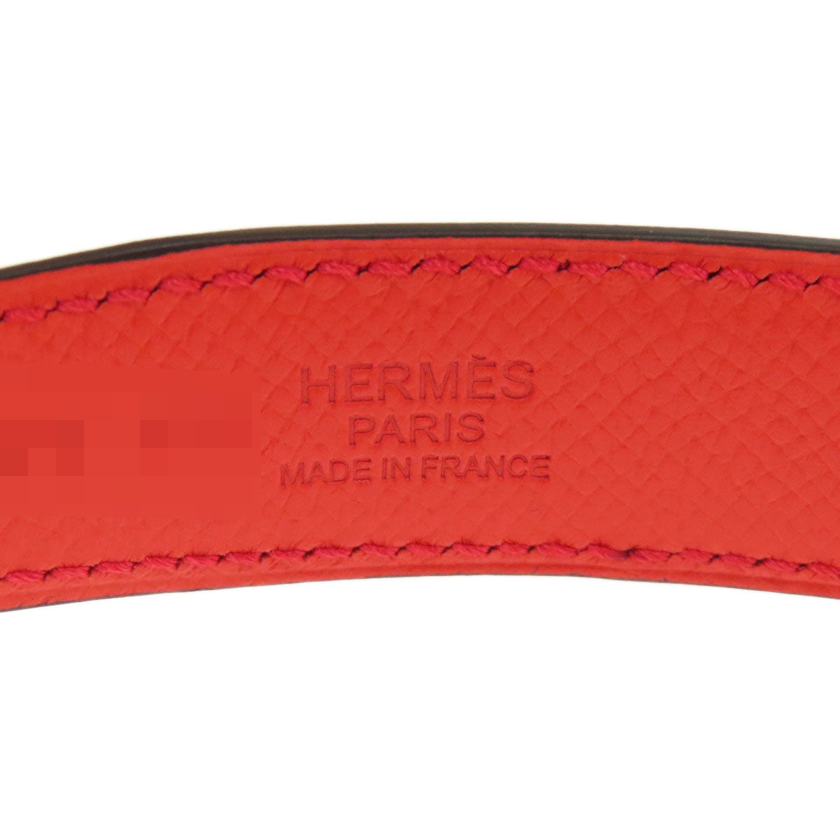 HERMES belt Swift, Epsom Red Rival Vermilion Rose SVMetal mens
