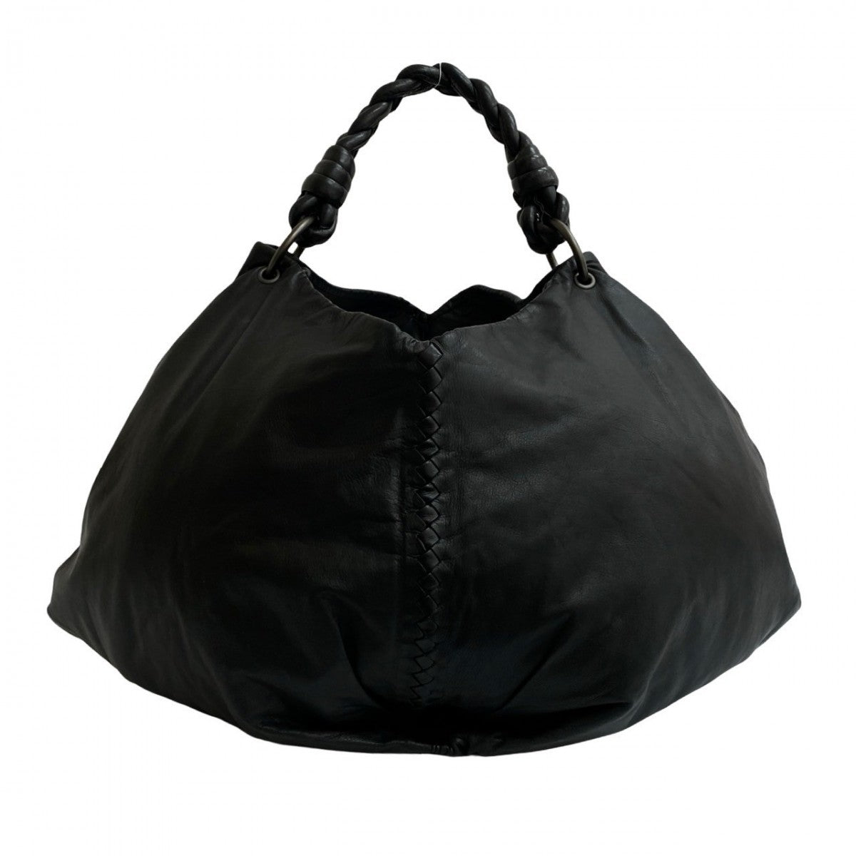BOTTEGAVENETA Handbag leather black