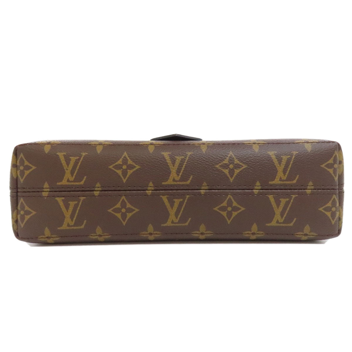 LOUIS VUITTON Shoulder Bag M45557 Monogram macacer Brown Magnetic messenger Women