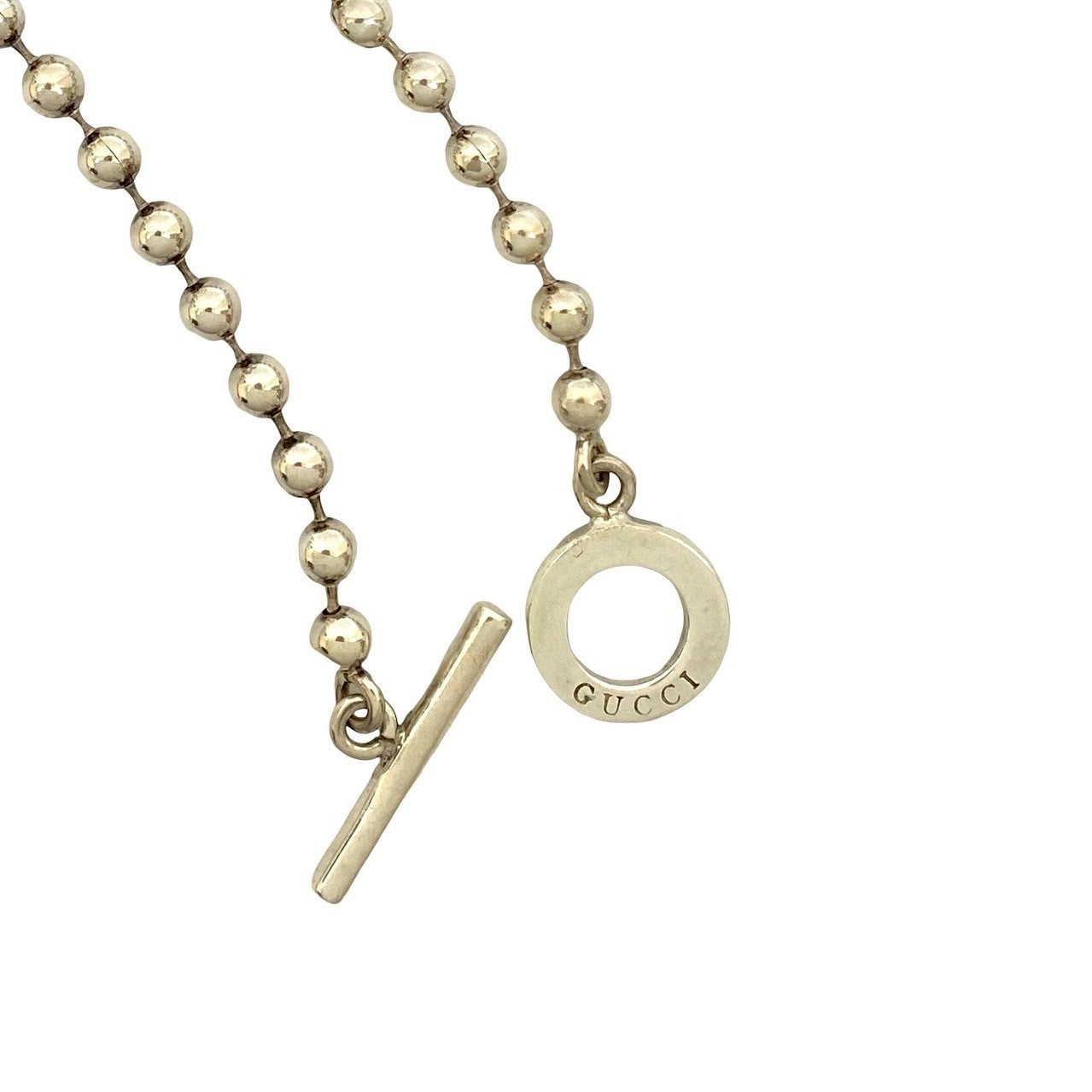 GUCCI bracelet Silver925 Silver ball chain bracelet