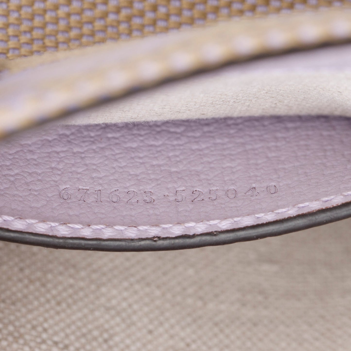 Gucci Purple Monogram Jumbo GG Textured Dollar Calfskin Mini Tote Bag