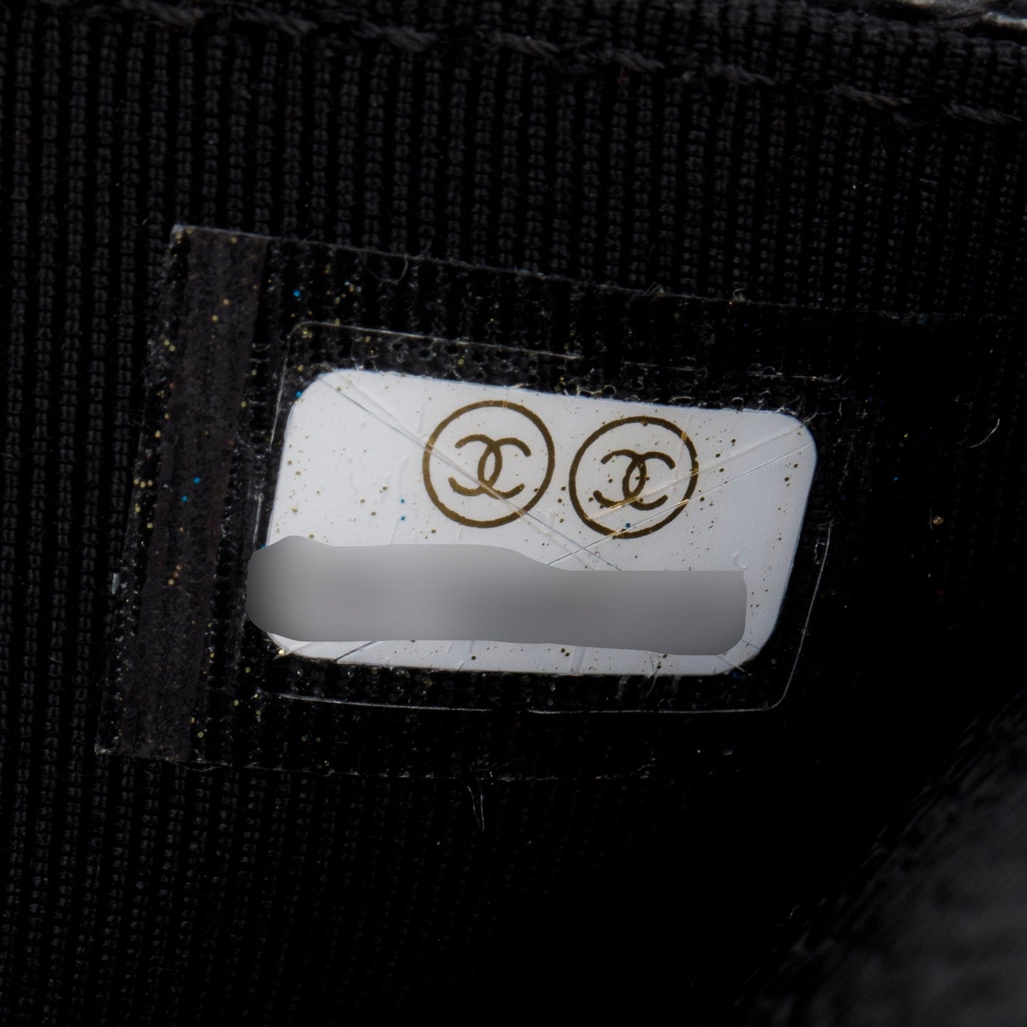 Chanel Black Quilted Caviar Leather Classic Wallet on Chain