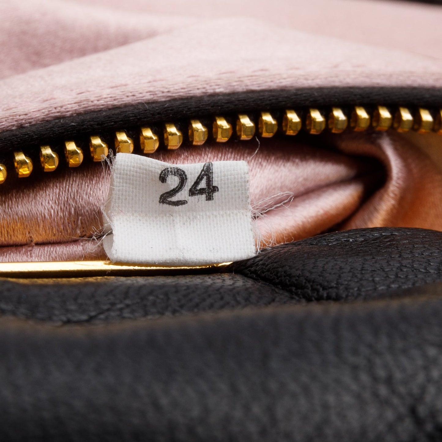 Prada Black Nappa Soft Pleated Clutch