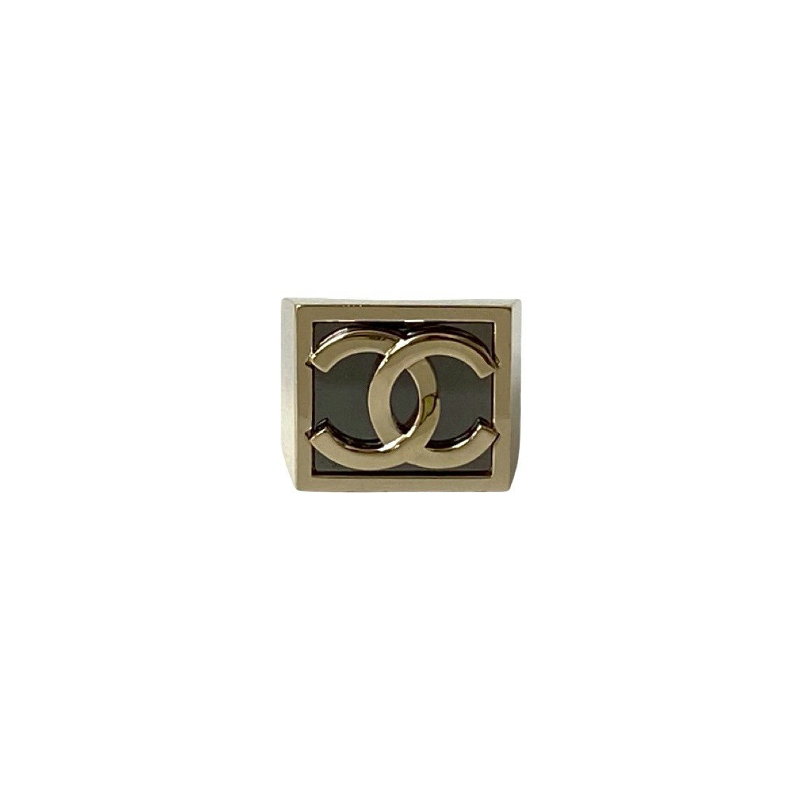 CHANEL Ring alloy Silver