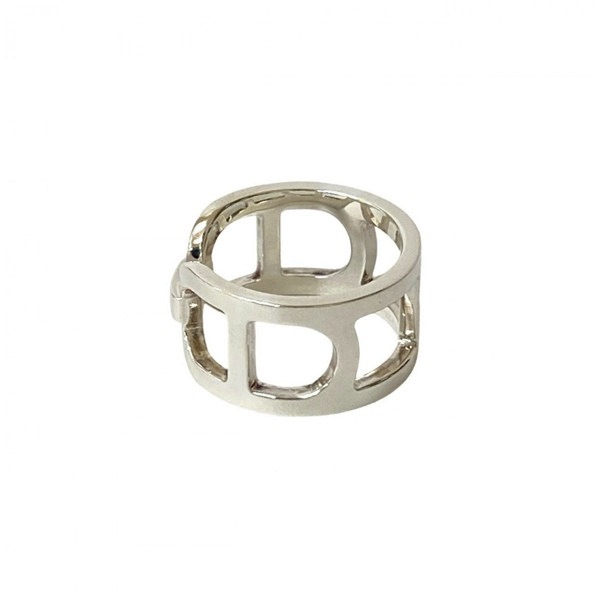 HERMES Ring Silver925 Silver Ever Chene Dunkle