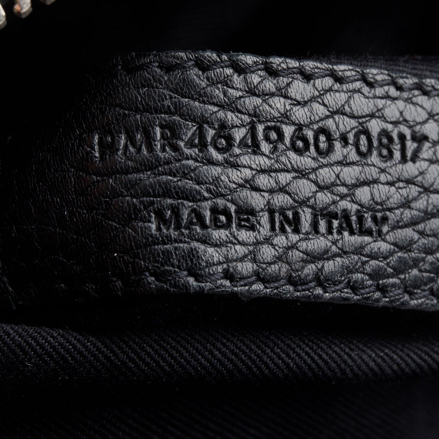 Saint Laurent Black Supple Grained Leather Small Sac de Jour