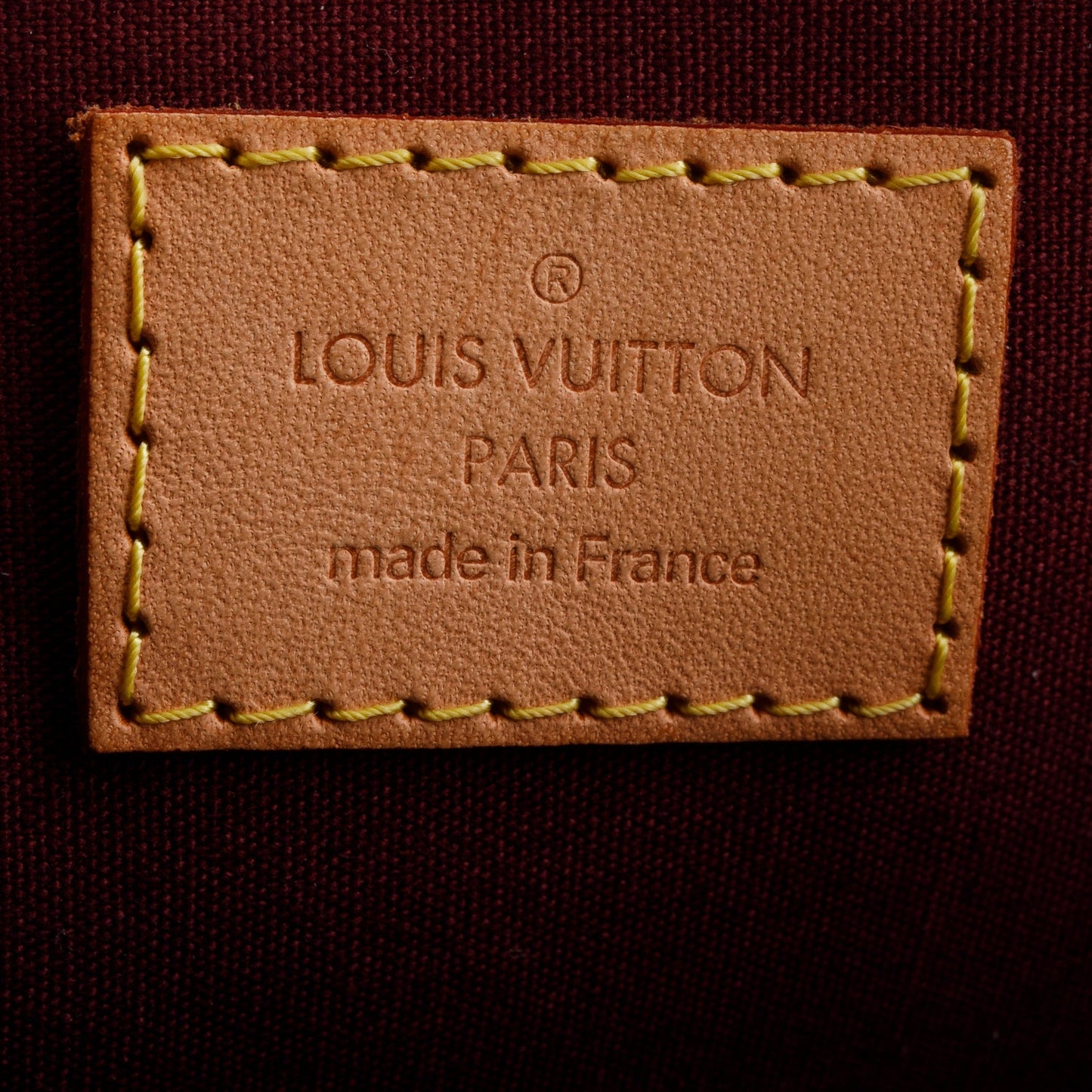 Louis Vuitton Burgundy Monogram Vernis Alma PM