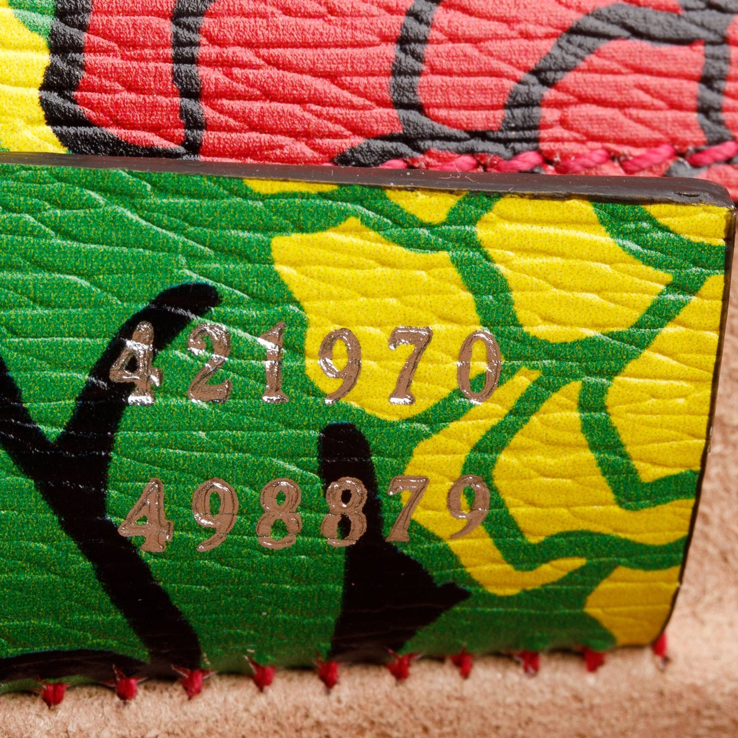 Gucci x Ken Scott Multicolor Textured Calfskin Pomponica Print Dionysus Shoulder Bag