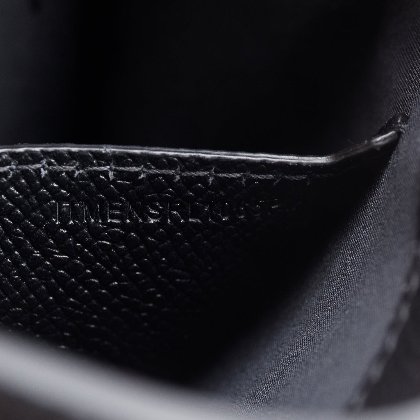 Burberry Black Grainy Leather Vertical Mini Denny Tote