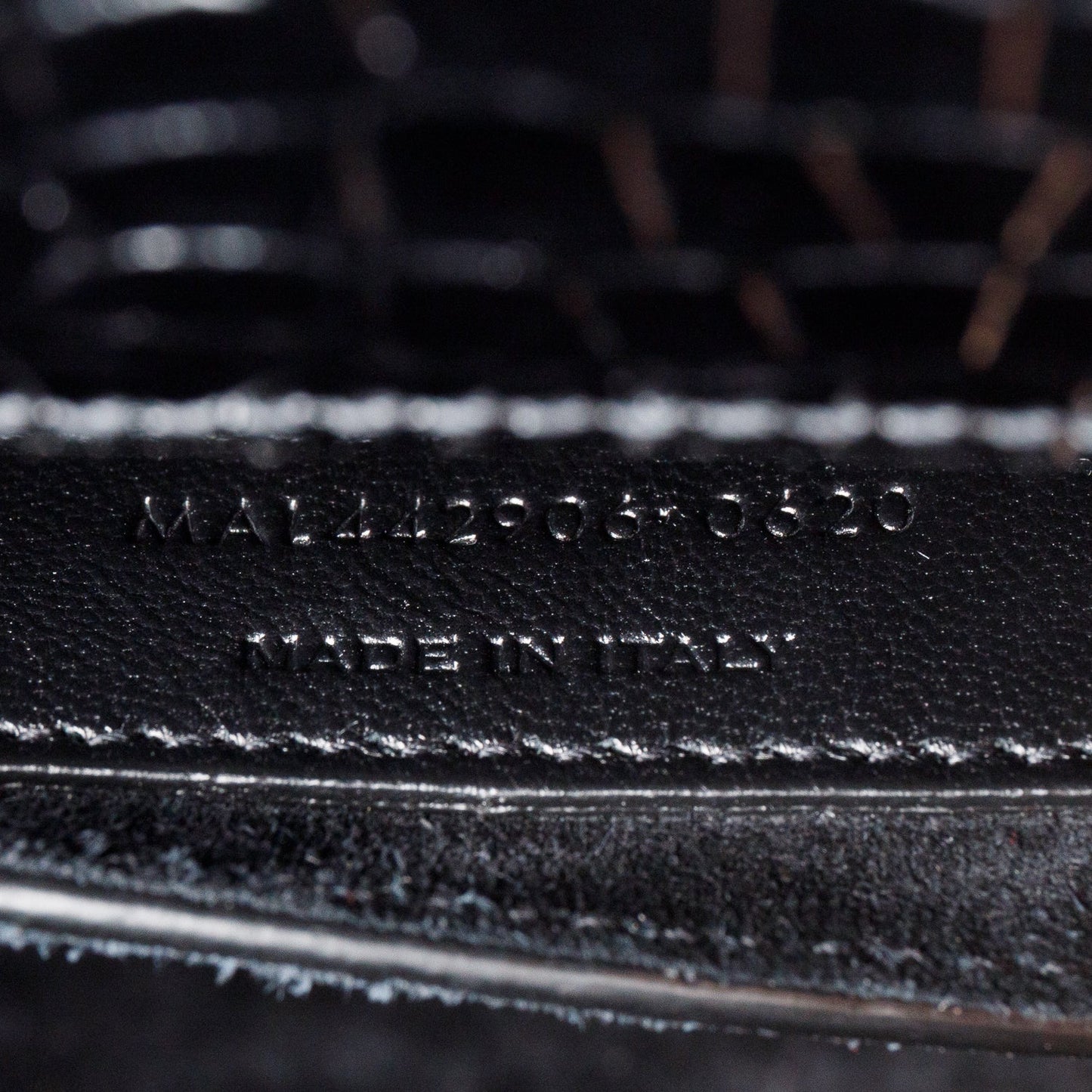 Saint Laurent 2020 Black Croc Embossed Calfskin Medium Sunset Bag