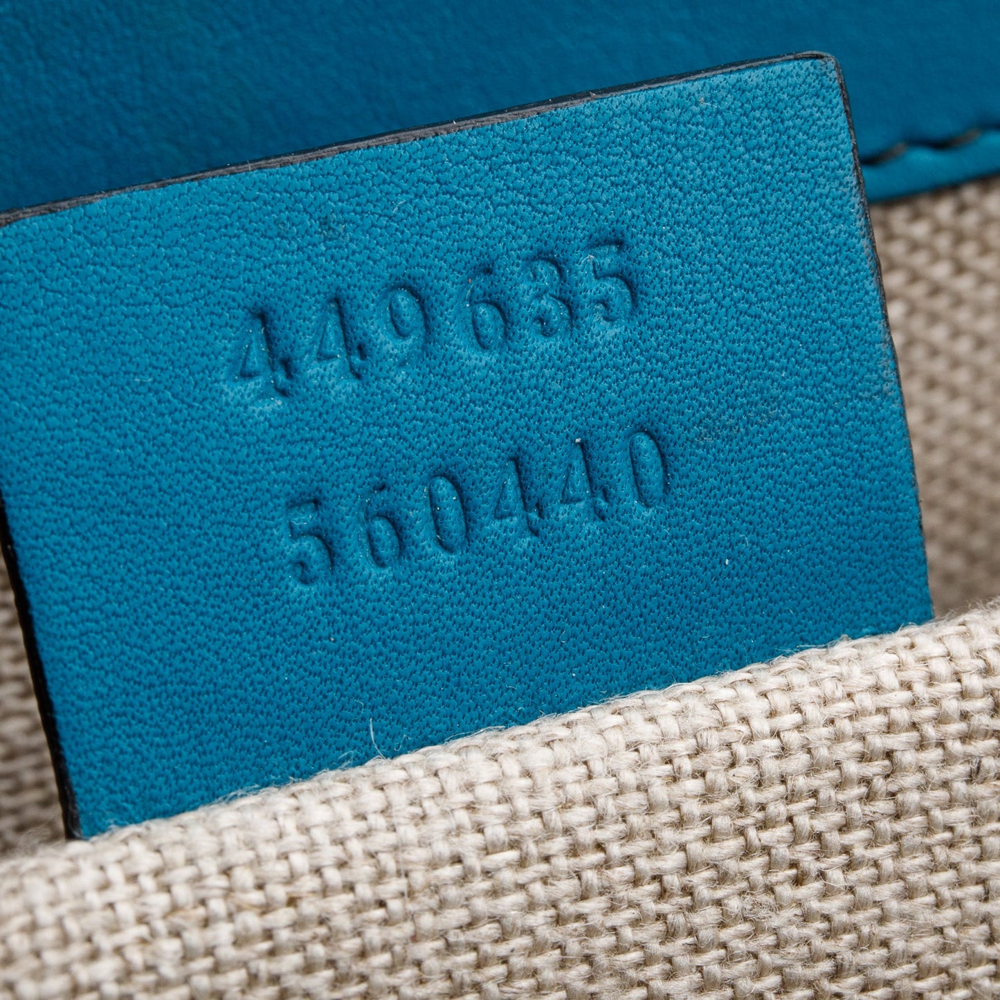 Gucci Teal Microguccissima Leather Medium Emily Chain Shoulder Bag