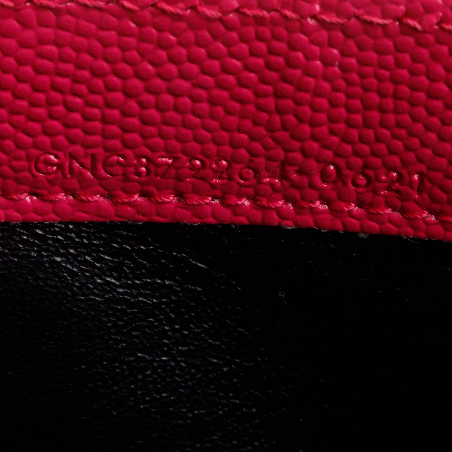 Saint Laurent 2021 Pink Grain de Poudre Cassandre Matelasse Large Flap Wallet
