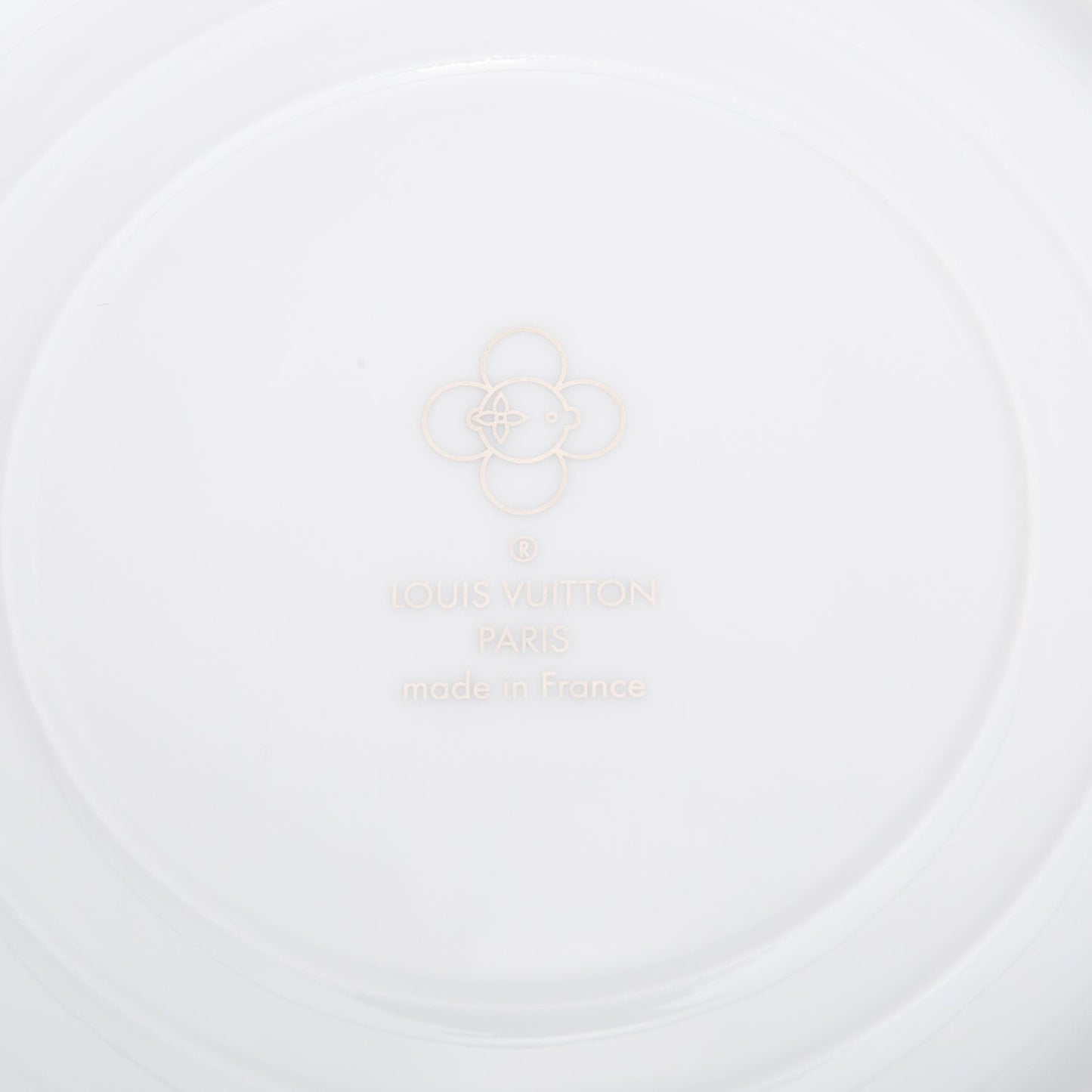Louis Vuitton White & Multicolor Porcelaine Vivienne 4 Seasons Set of 4 Plates