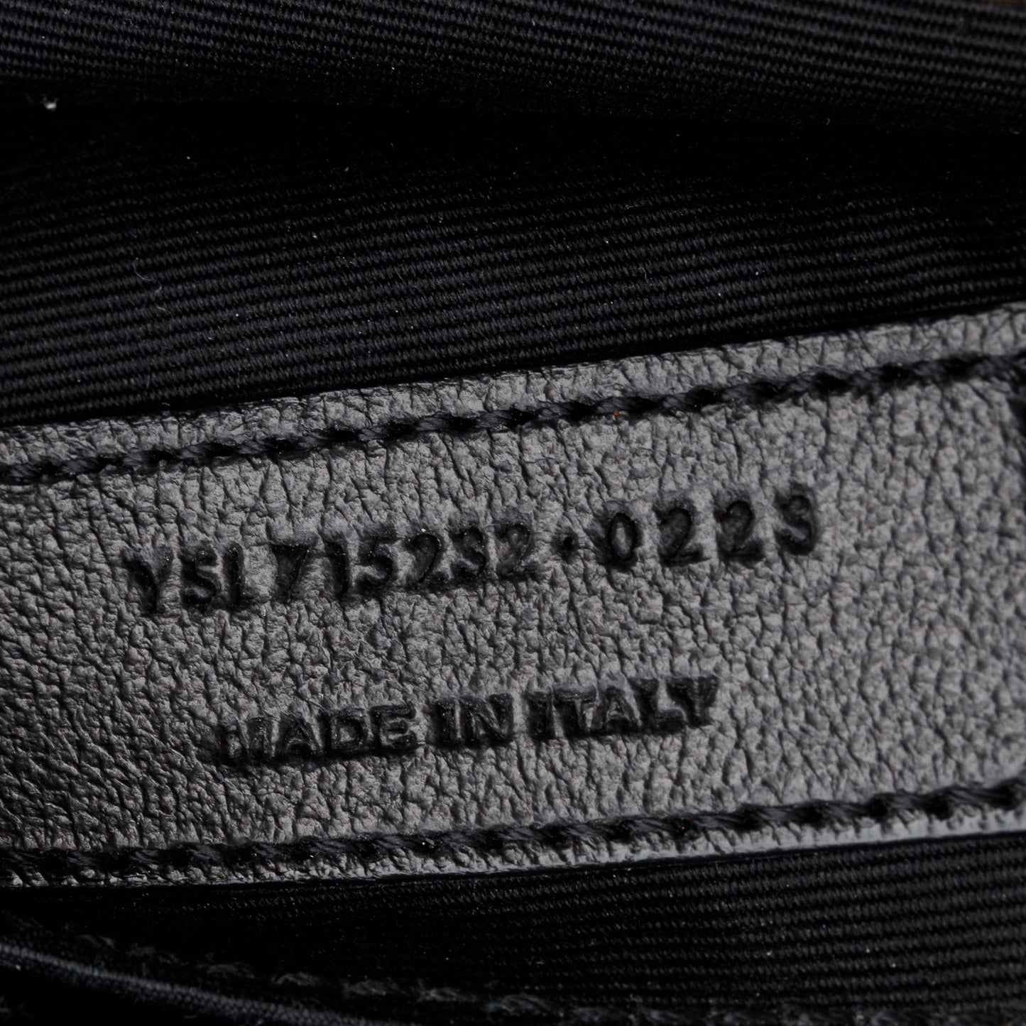 Saint Laurent 2023 Cream Quilted Leather Lou Camera Bag