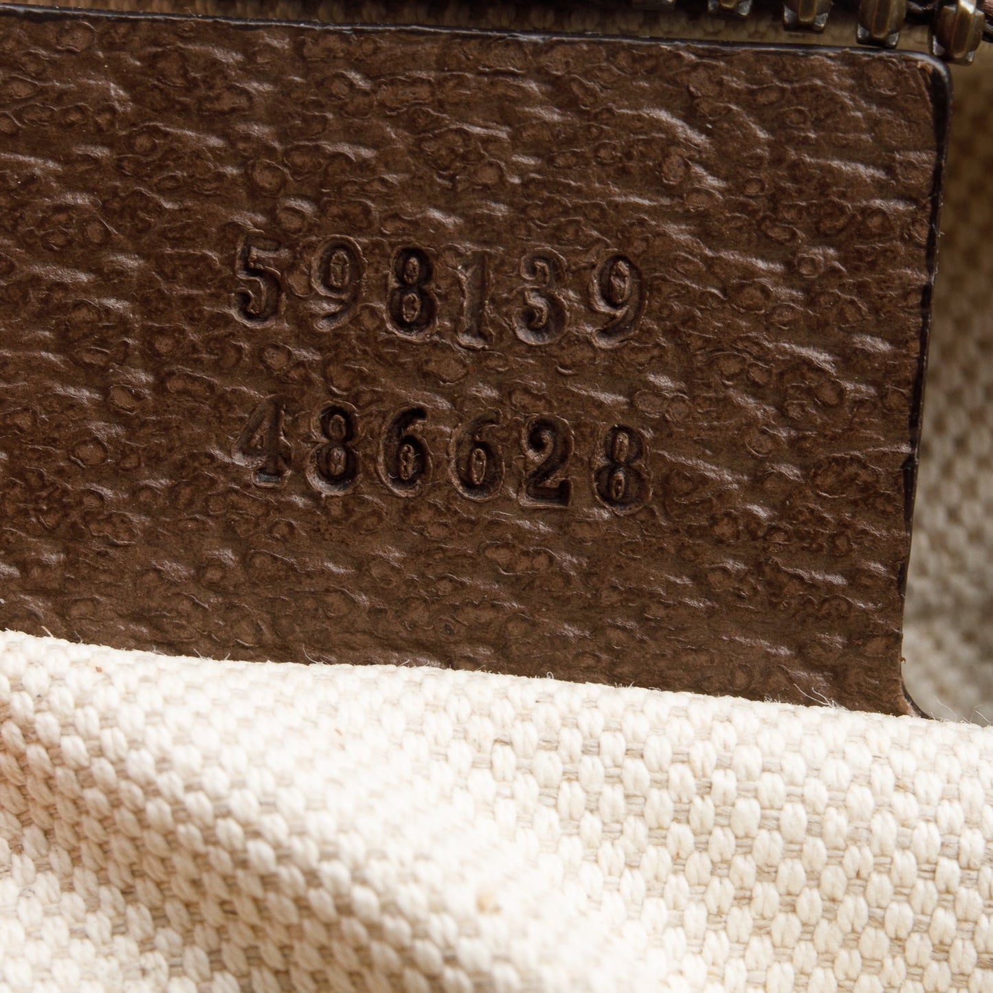 Gucci GG Supreme Monogram Web Ophidia Shoulder Bag