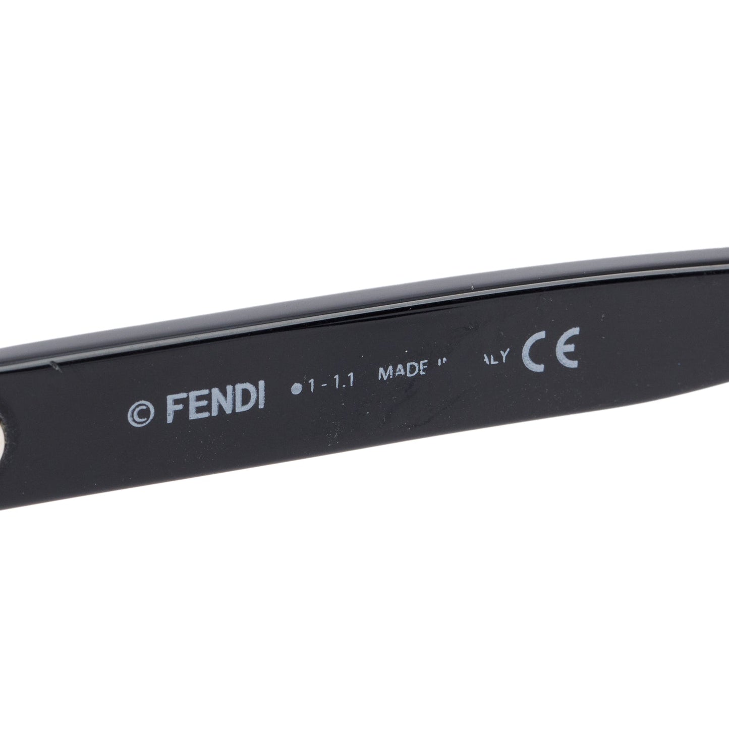 Fendi FE400071 Black Acetate Square Sunglasses