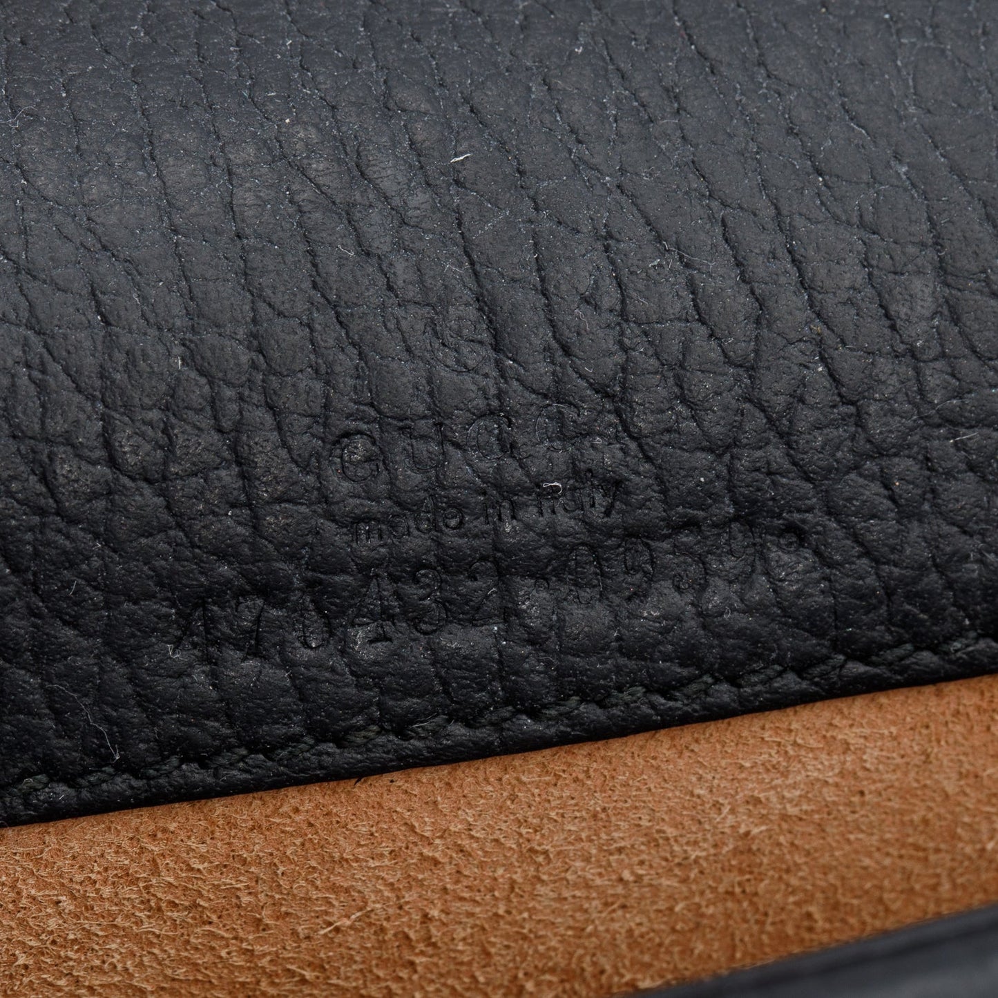 Gucci Black Calfskin Super Mini Dionysus Shoulder Bag