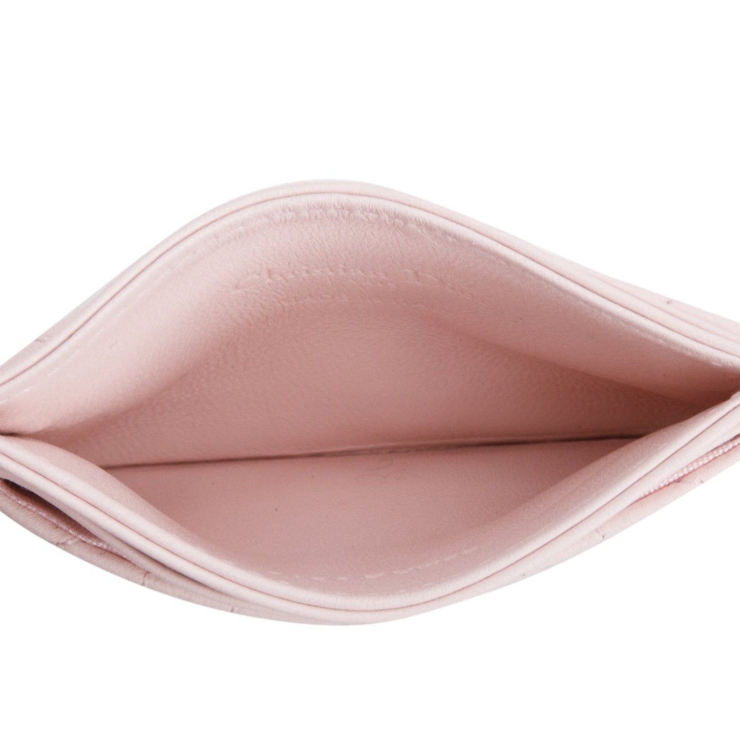 Christian Dior 2025 Pink Cannage Lambskin Lucky Lady Dior Freesia Card Holder