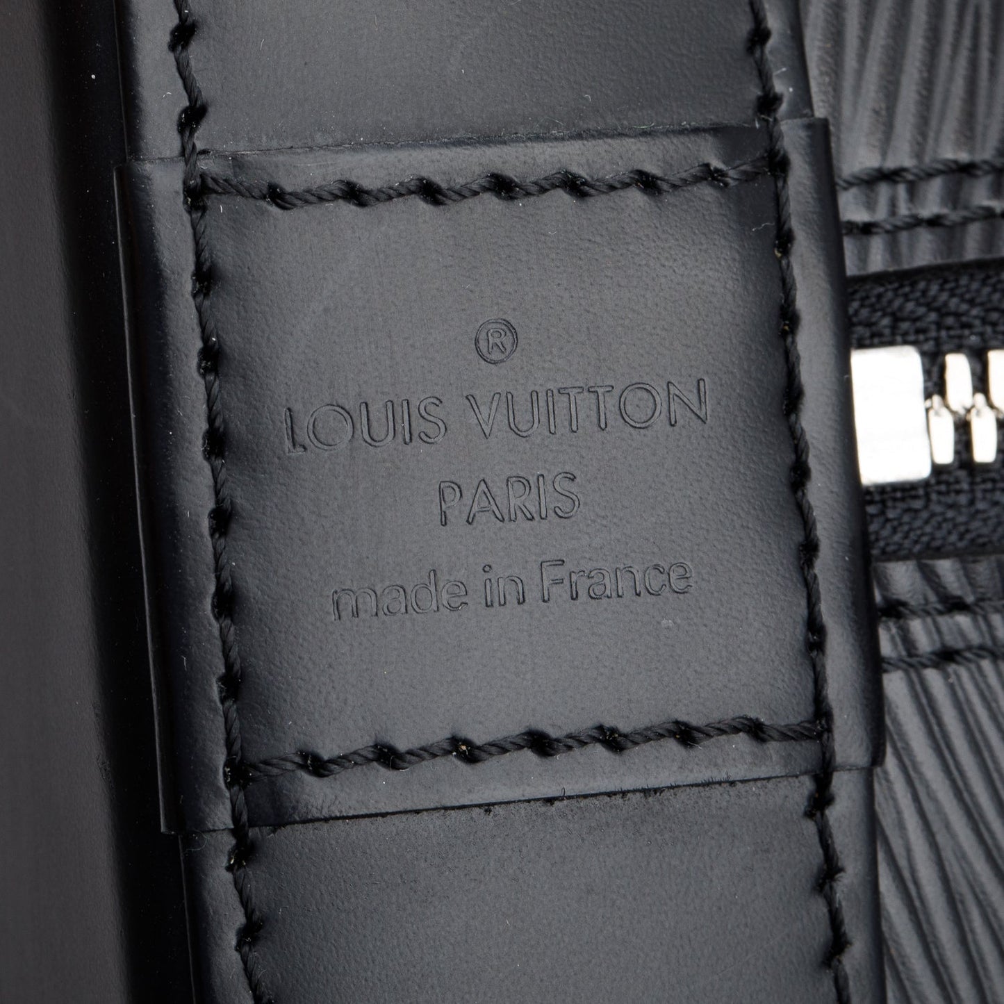 Louis Vuitton Black Epi Leather Alma GM