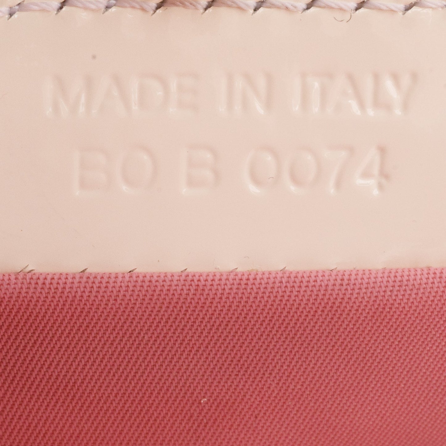 Christian Dior Pink Vinyl Diorrissimo Girly Bowler Bag