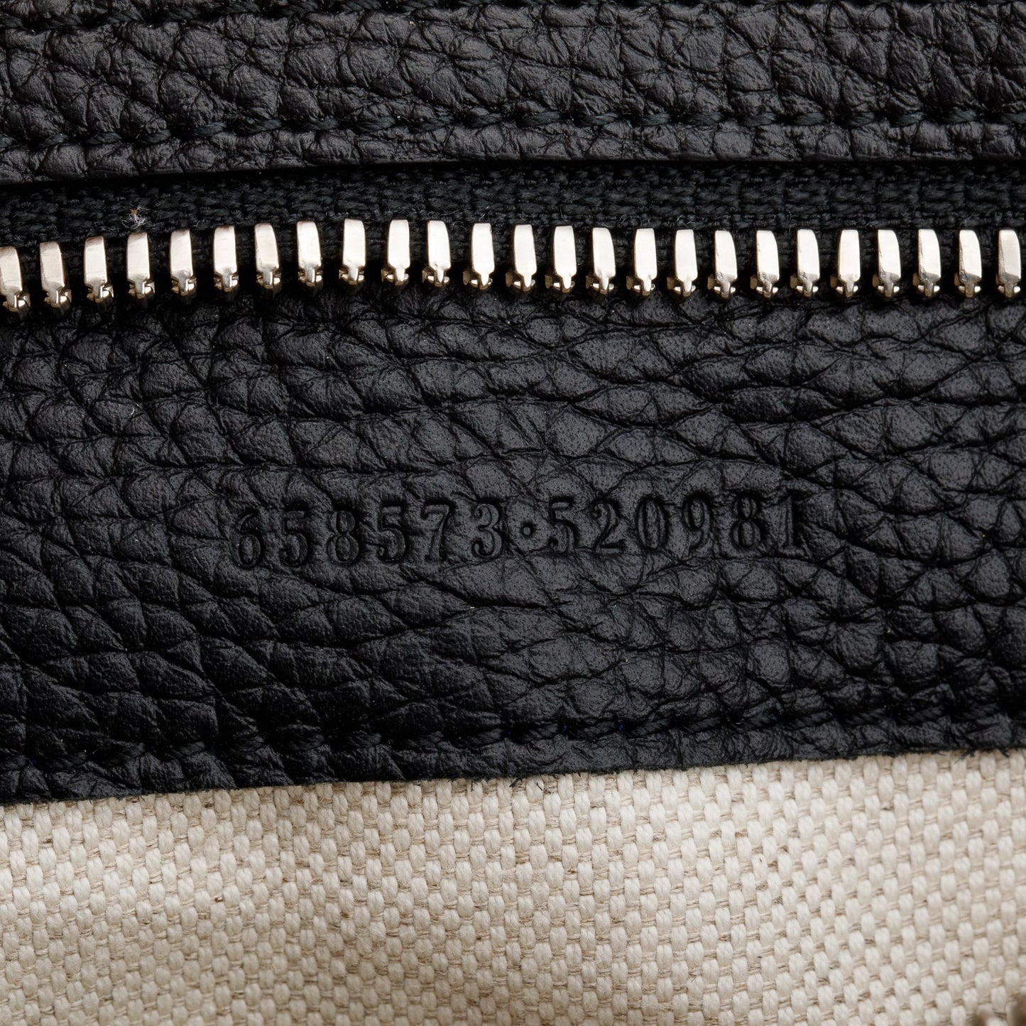 Gucci Black Jumbo GG Embossed Calfskin Leather Briefcase