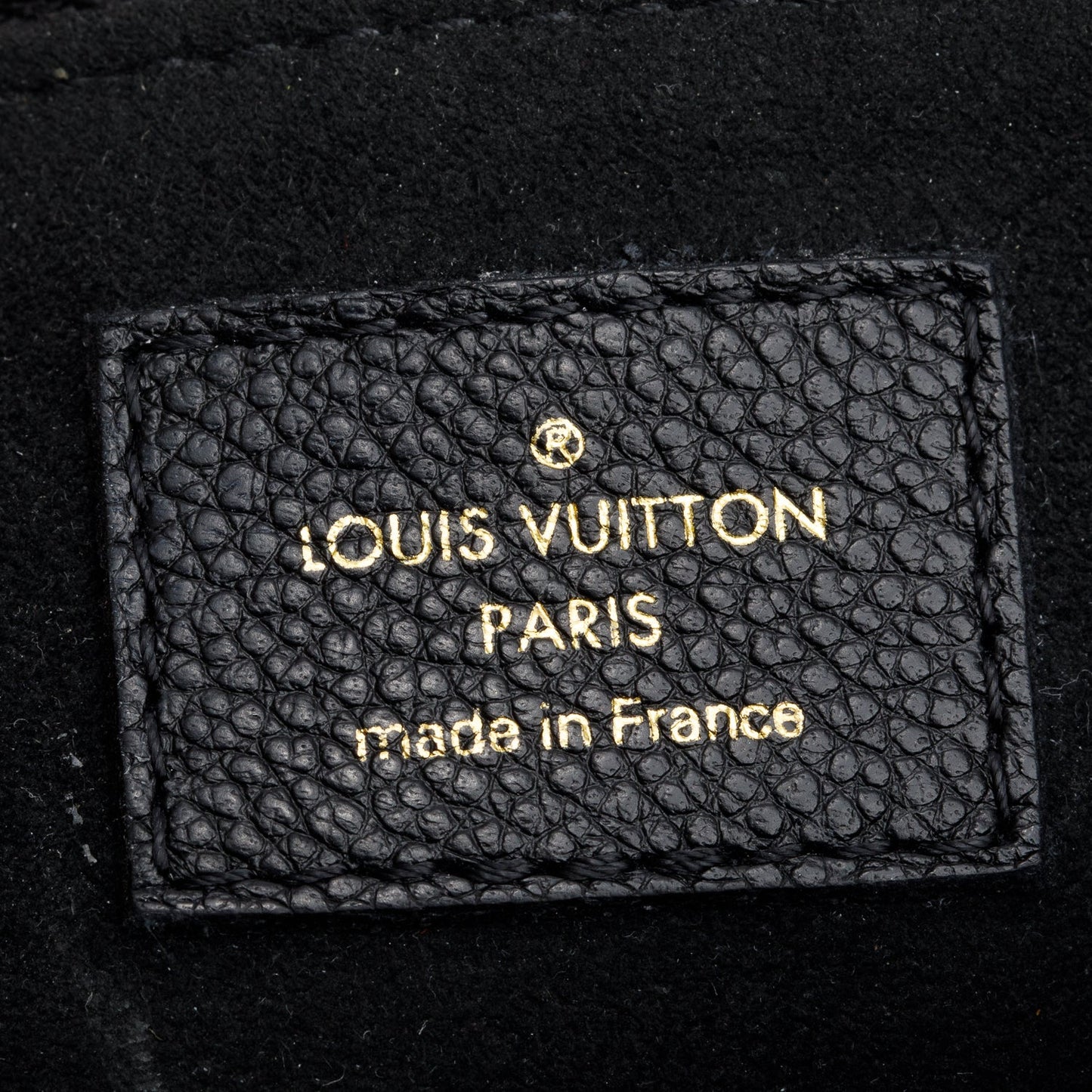 Louis Vuitton Black Monogram Empreinte Leather Vavin PM