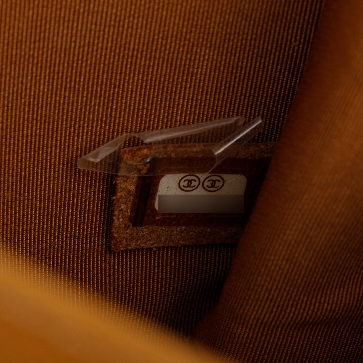 Chanel Tan Caviar Quilted Small CC Box Top Flap