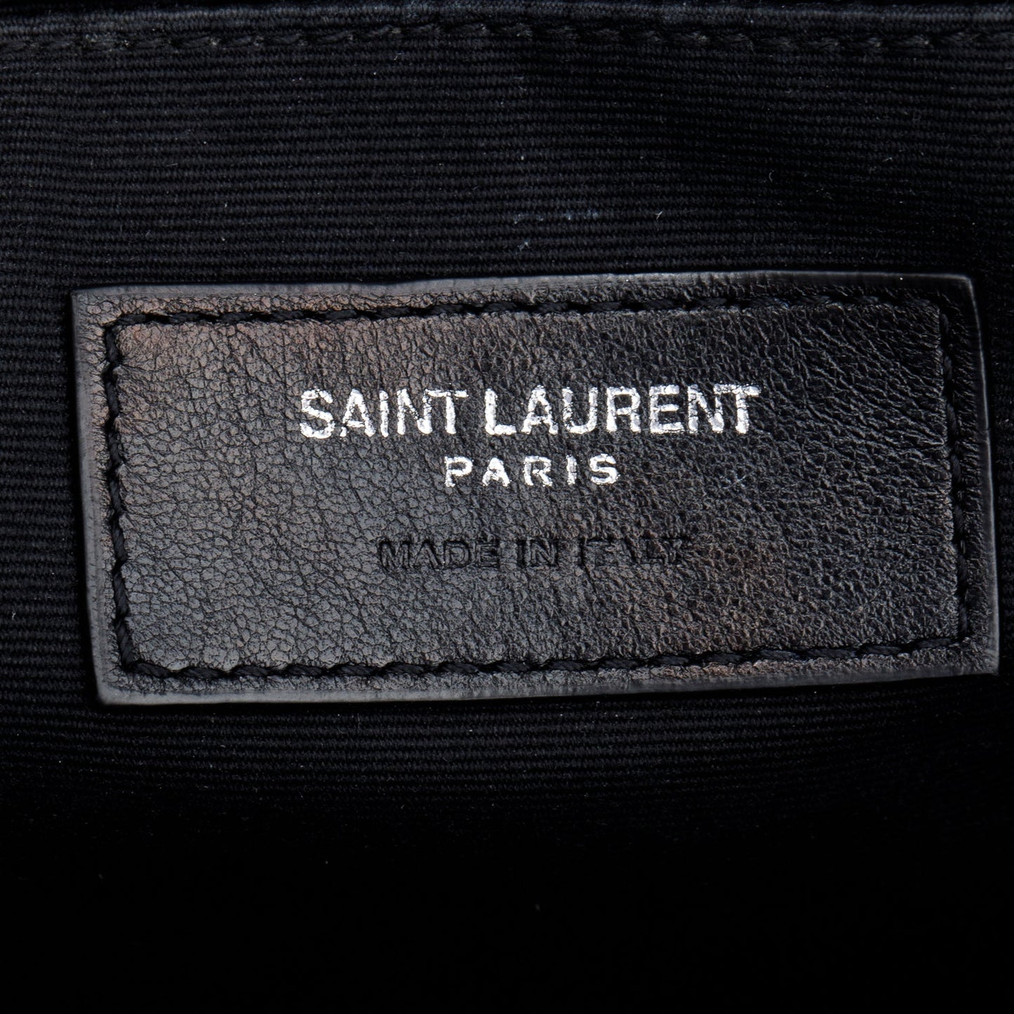 Saint Laurent Grey Calfskin Matelasse Monogram Casssandre Tablet Pouch