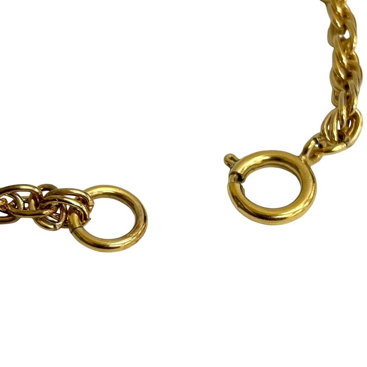 CHANEL Necklace Gold Plated gold