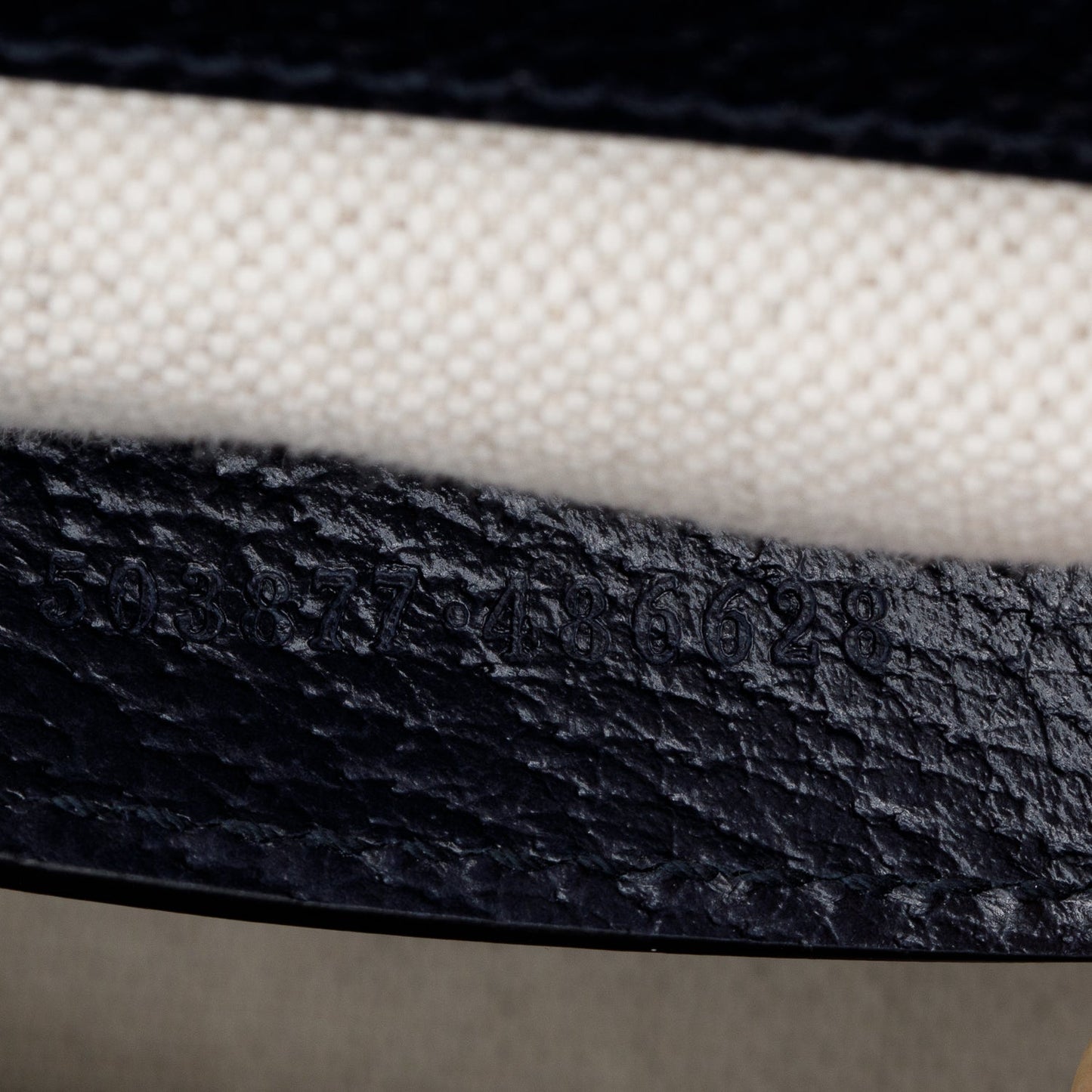Gucci Black GG Supreme Monogram Textured Calfskin Web Medium Ophidia Chain Shoulder Bag