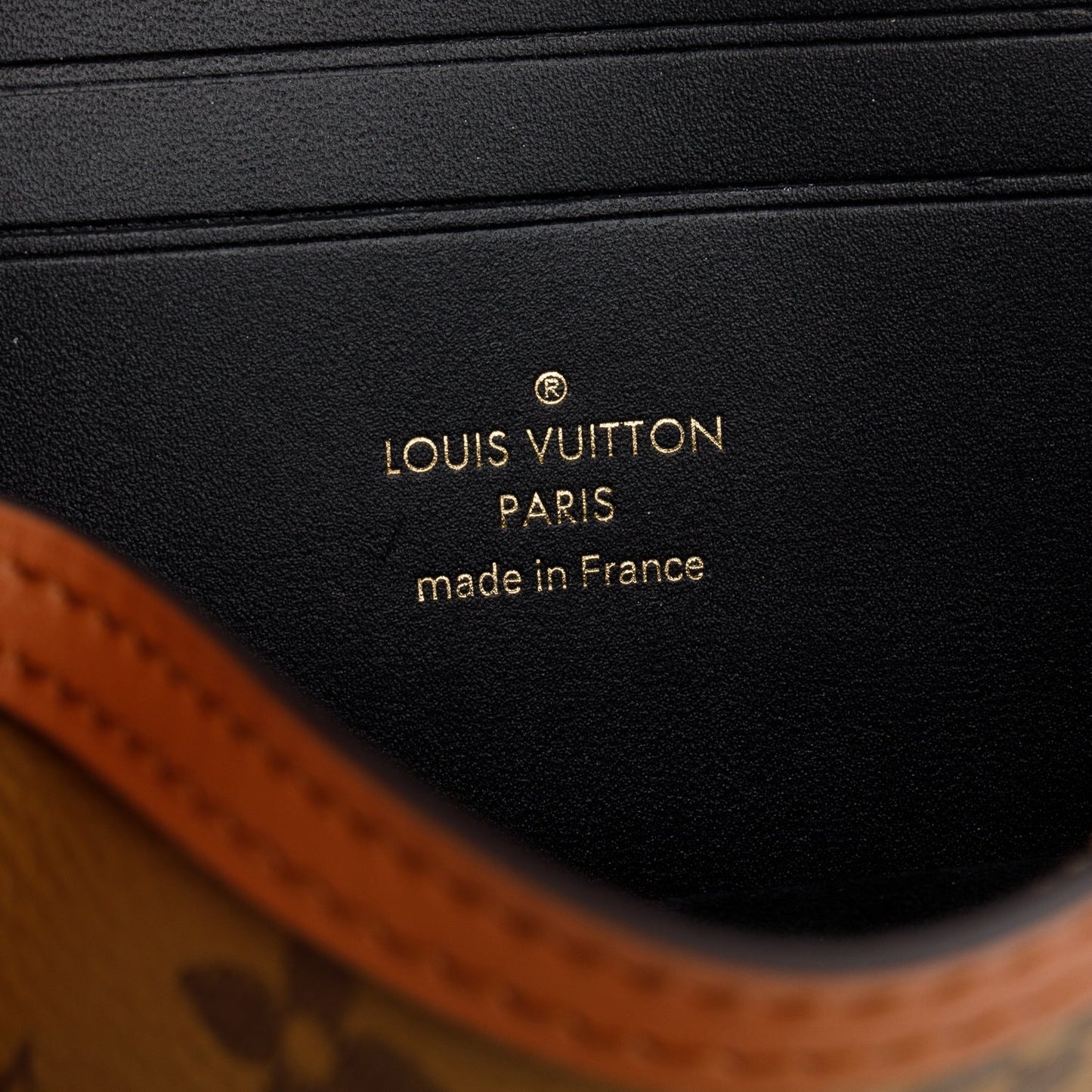Louis Vuitton Reverse Monogram Dauphine Chain Wallet