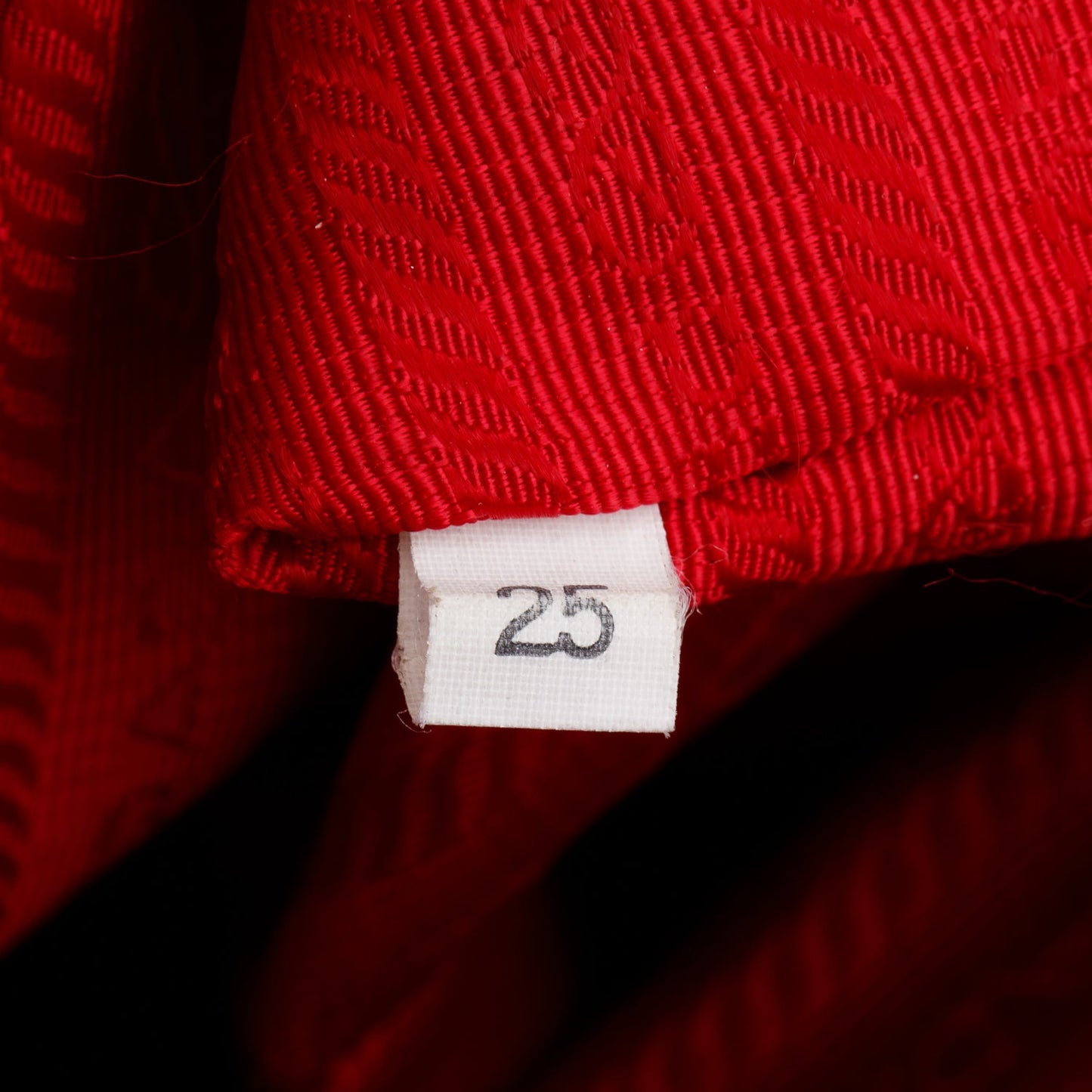 Prada Red Saffiano Lux Medium Parabole Tote
