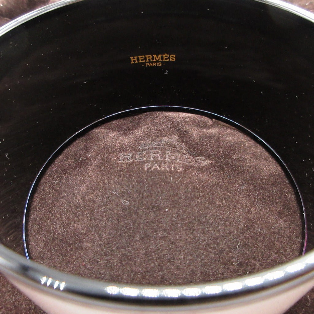 HERMES Bangle metal pink bracelet Enamel bangle TGM unisex(Unisex)