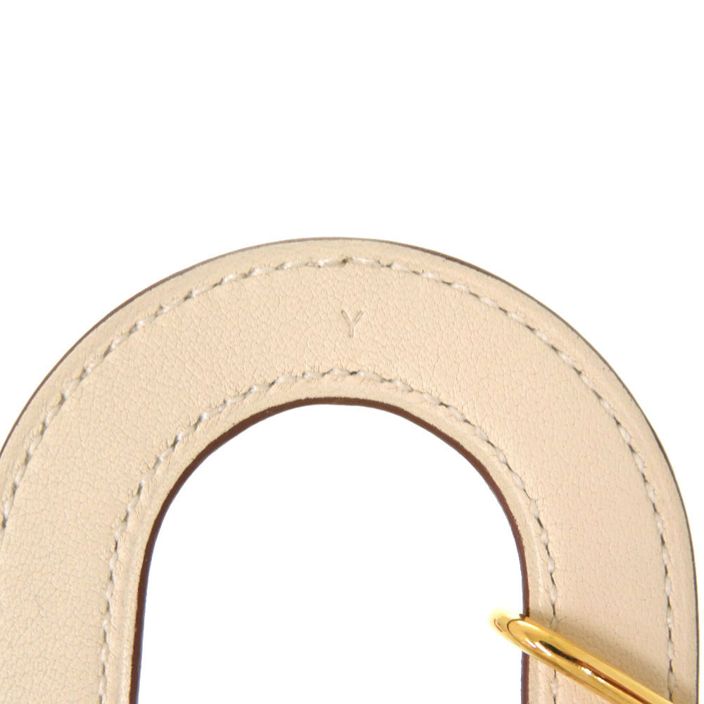 HERMES Necklace Vaux Swift Nata Variations Women