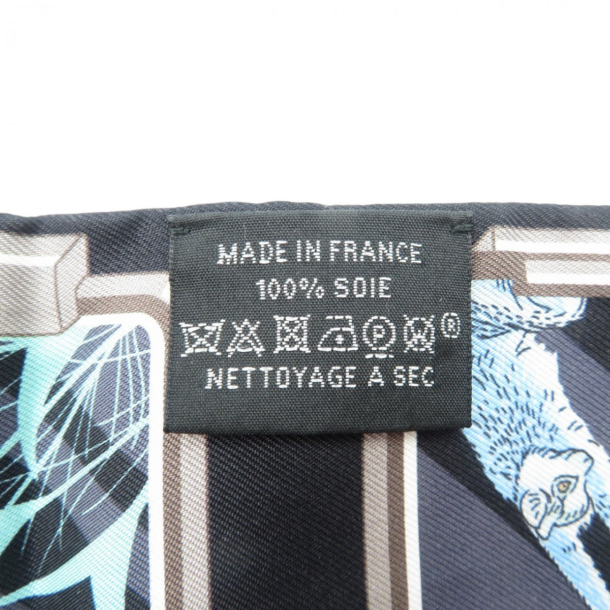 HERMES scarf 063875S silk black Twilly HERMES STORY Women
