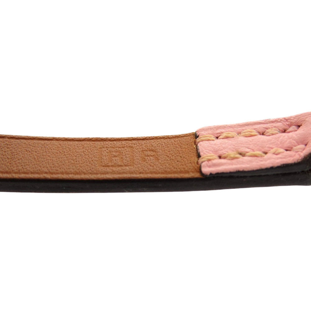 HERMES bracelet Vaux Swift Rose cherry Micro kelly Women