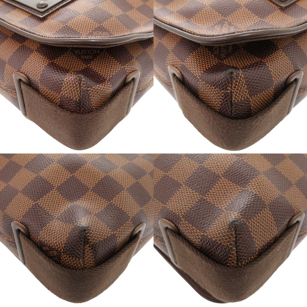 LOUIS VUITTON Shoulder Bag N51210 Damier canvas Ebene Damier Brooklyn PM mens(Unisex)