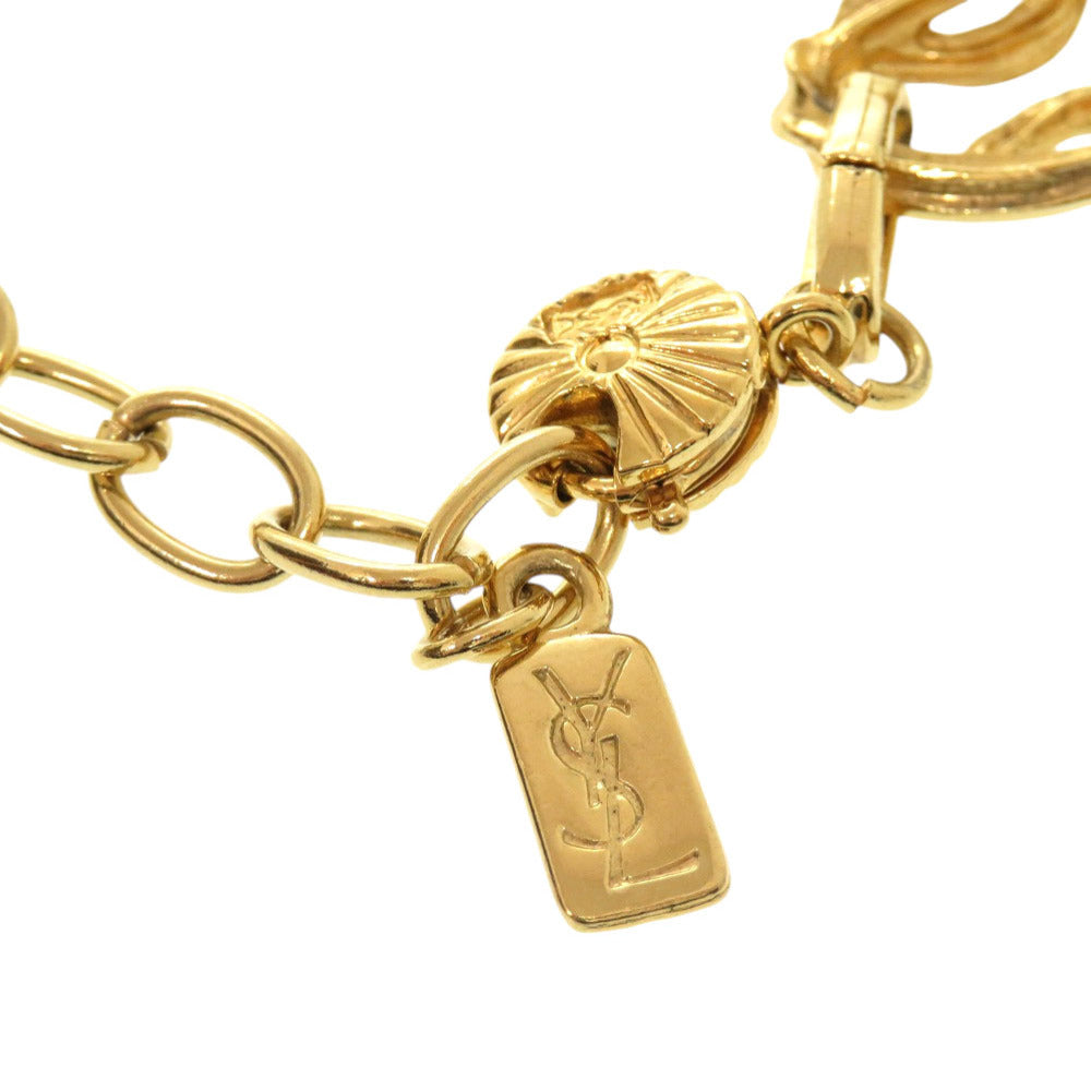YVES SAINT LAURENT Necklace metal gold vintage Women