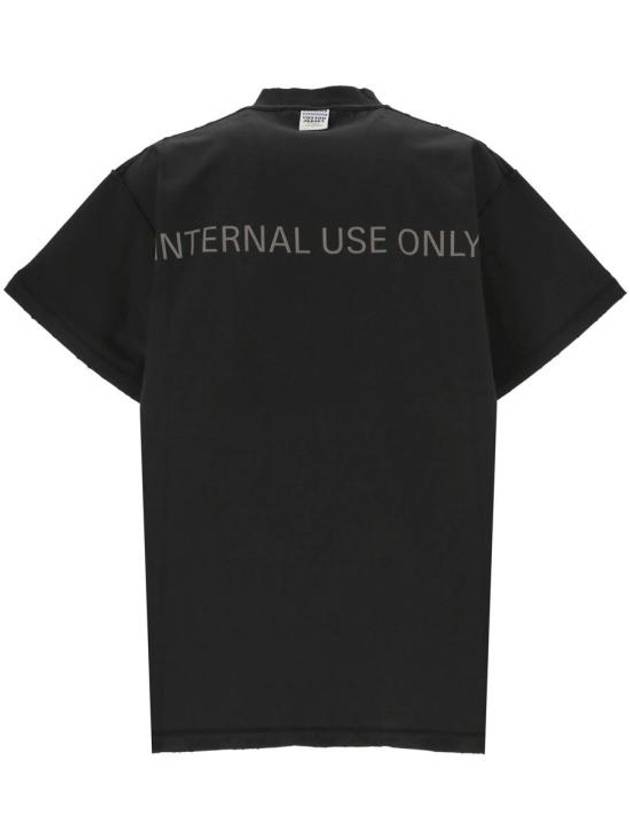 Luxury Balenciaga Trending 2025 Inside Out Oversized Distressed Short Sleeve T-Shirt Black